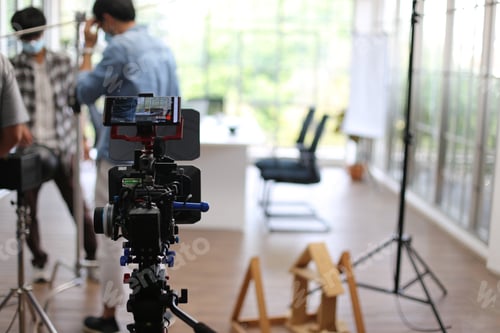 Preview: Filming in a Modern Office with Professionals