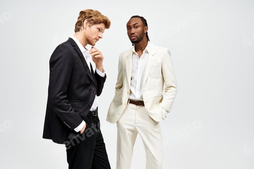 Preview: Dapper Duos: Multicultural Men in Suits