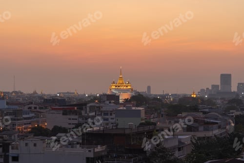 Preview: Bangkok Downtown. Thailand. Financial district and business in urban city in Asia.