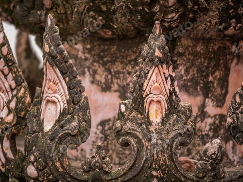 Preview: Guardian statue (yak) at the temple Wat phra kaew in the Grand palace Bangkok