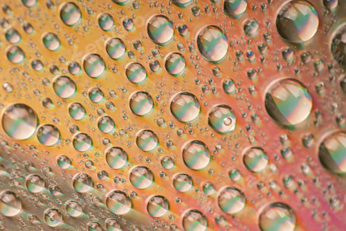 Preview: Background of water drops on glass surface