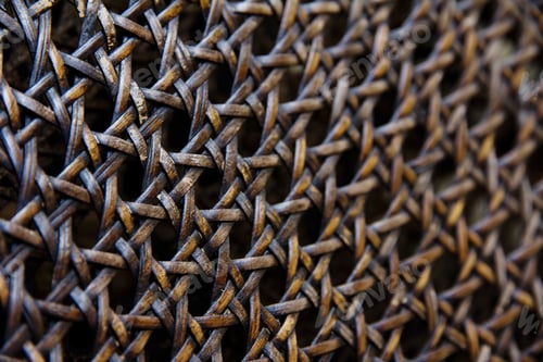 Preview: Close up of Rattan pattern background