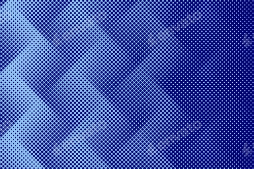Preview: Geometrical patterned blue halftone background