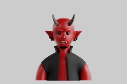 Preview: Devil cartoon character