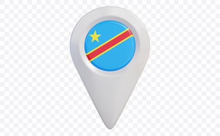 Preview: DR Congo Location Pin