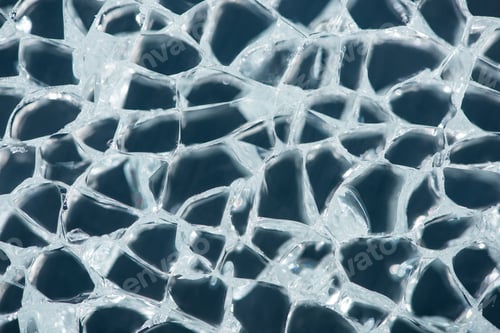 Preview: close up view of abstract transparent ice textured background