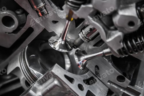 Preview: inside of the car engine