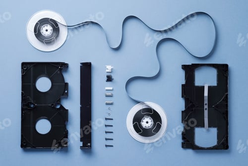 Preview: VHS Cassette disassembled