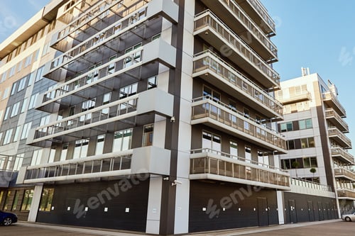 Preview: Facade of modern building in Europe