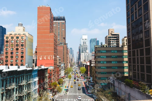 Preview: New York City skyscrapers, buildings, streets, cars and cabs