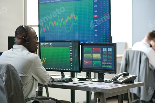Preview: Men Working In Brokerage Company