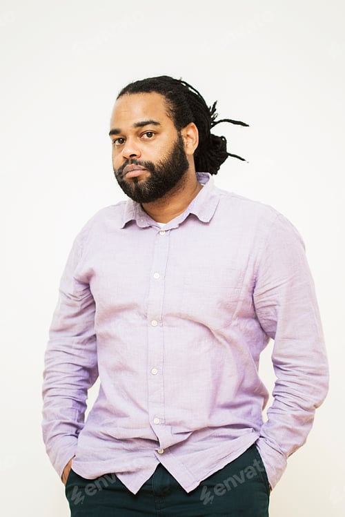 Preview: American african young man