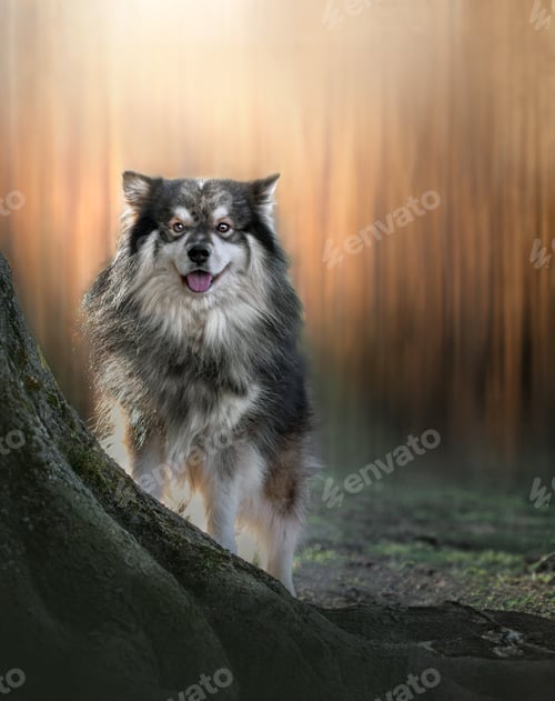 Preview: Portrait of Finnish Lapphund dog