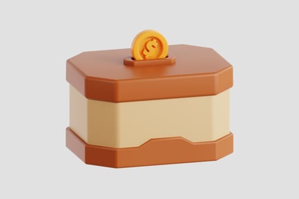 Preview: Islamic Charity Box 3D Icon