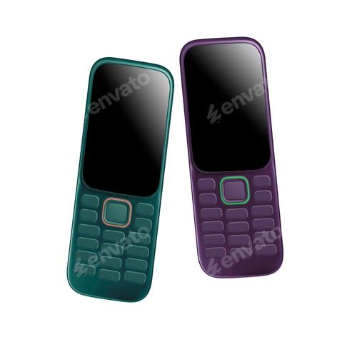 Preview: Simple cellphone isolated