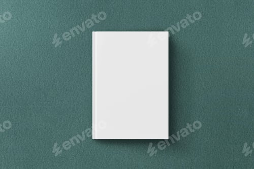 Preview: book, mockup, cover, textbook, realistic