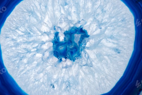 Preview: Blue agate cut cross section