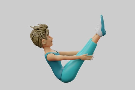 Preview: Boat pose figure