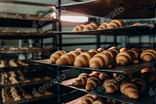 Preview: croissant making factory bakery fresh cook biscuit