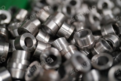 Preview: Engineering and metalworking technologies. New metal cylinders or automotive parts.
