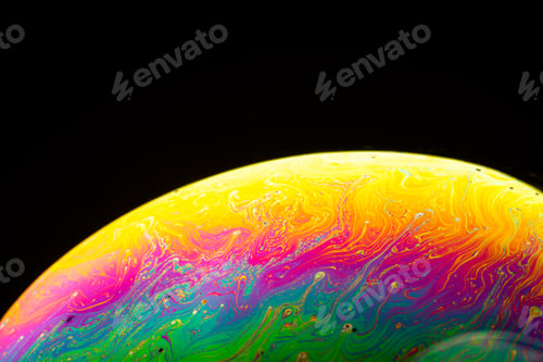 Preview: Abstract background made from soap bubble reflecting light