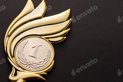 Preview: First placed winner championship gold trophy