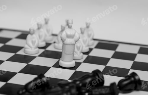 Preview: Ukrainian chess with Gogol's heroes on the board symbolizes battle and war