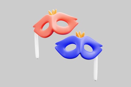 Preview: Two floating masks