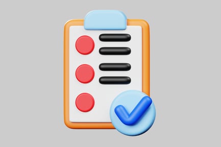 Preview: Clipboard with checkmark design
