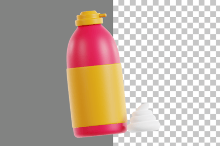 Preview: Shaving Foam 3D Icon