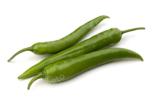Preview: Chili pepper isolated on white background
