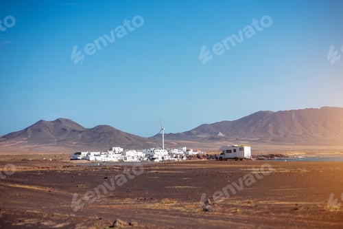 Preview: Puerto de la Cruz village on Fuerteventura island