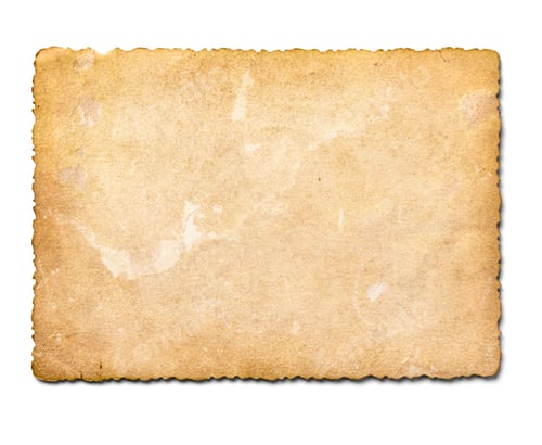Preview: Close Up Of An Old Photo On White Background