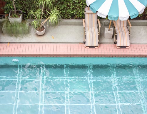 Preview: Swimming pool in summer time