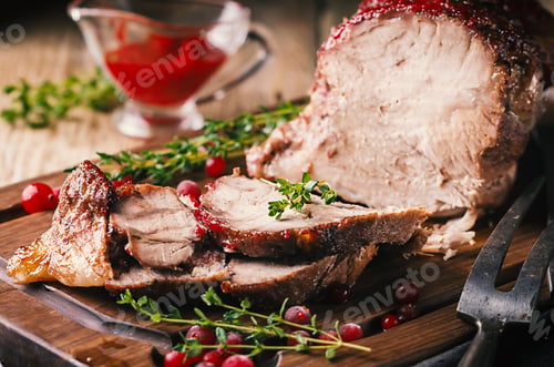 Preview: Baked pork meat
