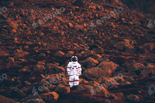 Preview: Astronaut exploring a new planet.