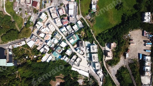 Preview: Top view of Hong Kong countryside side