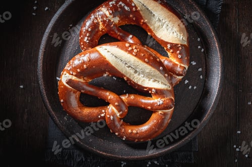Preview: Delicious and salty pretzels as a snack for beer.