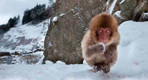 Preview: Japanese macaque, Honshu Island, Japan