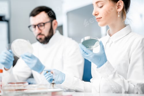 Preview: Laboratory assistants in the bacteriological department