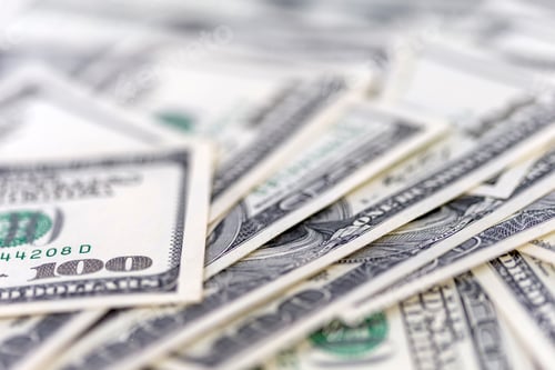 Preview: Money Background with One Hundred Dollar Bills