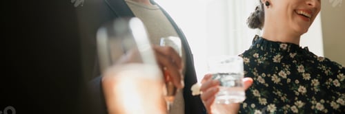 Preview: Happy business people at an office party
