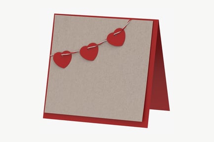 Preview: Hearts String Valentine Card
