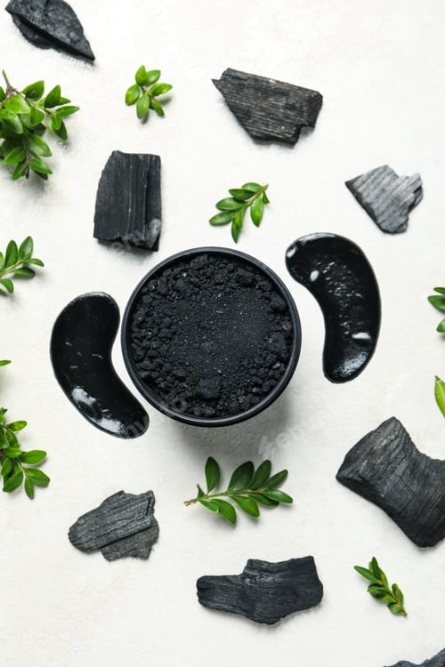 Preview: Beauty and skin care, cosmetic and charcoal