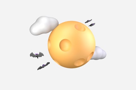 Preview: Full Moon 3D Illustration