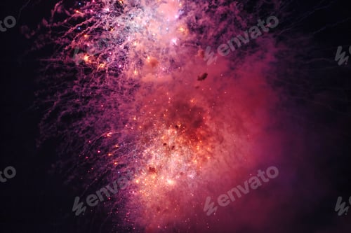 Preview: Holiday fireworks backgrounds with sparks, colored stars and bright