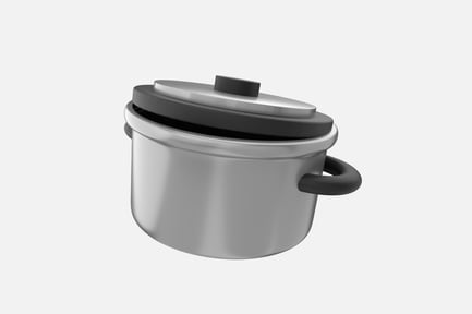 Preview: Cooking Pot 3D Illustration