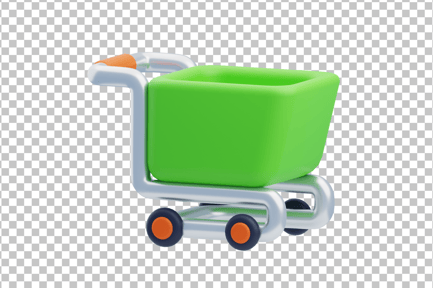 Preview: Shopping Cart 3D Icon