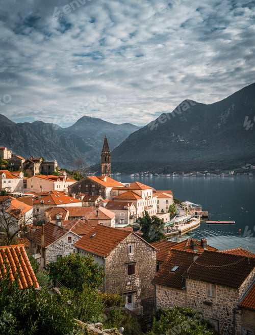 Preview: Scenic view of the Church of Saint Nicholas in Perasta, Montenegro