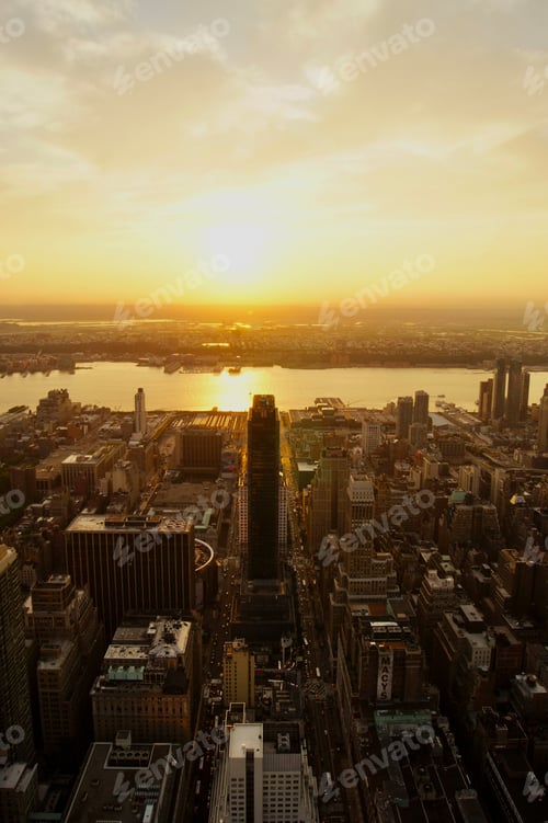 Preview: View from the top of city New York